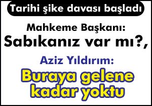 Aziz Yıldırım a ilk soru